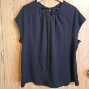 Banana Republic Factory, Oversized Button-down T-Shirt, Size XL